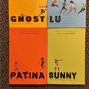Jason Reynolds Book Set - Ghost. Patina. Sunny. Lu